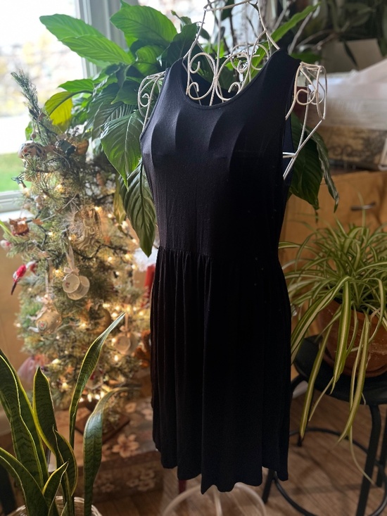 Longyuan black midi dress - Picture 1 of 3